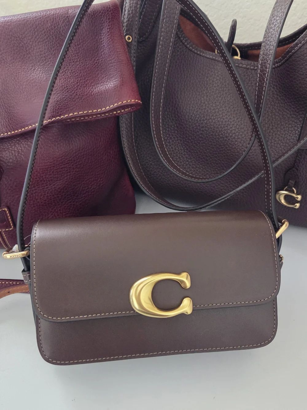 Coach Zoe Shoulder Bag Crossbody In Maple